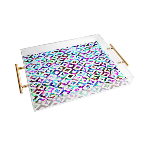 CayenaBlanca Artistic Tribal print Acrylic Tray