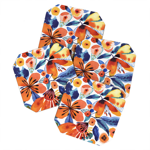 CayenaBlanca Azafran Coaster Set