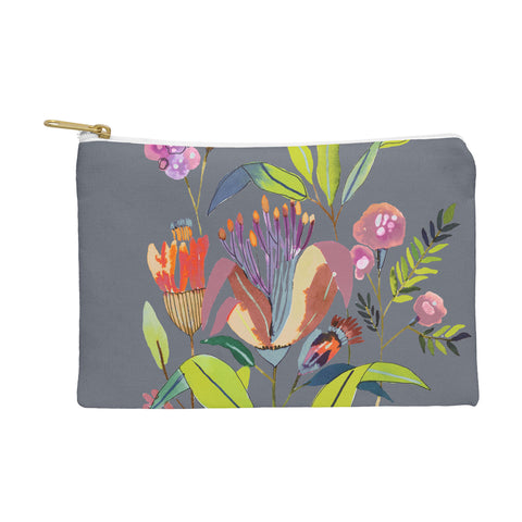 CayenaBlanca Blooming Flowers Pouch