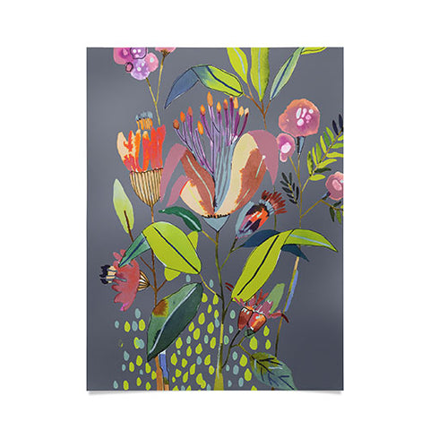 CayenaBlanca Blooming Flowers Poster