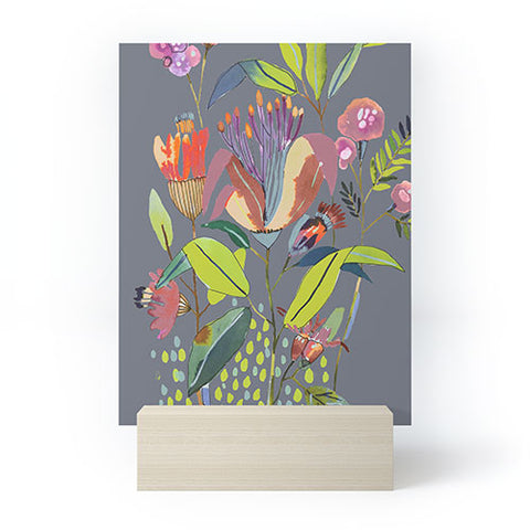 CayenaBlanca Blooming Flowers Mini Art Print