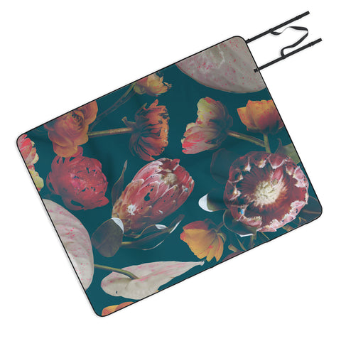 CayenaBlanca Botanical Holiday Picnic Blanket