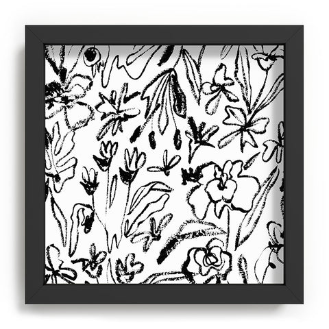 CayenaBlanca Botanical Strokes Recessed Framing Square