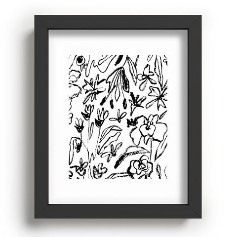 CayenaBlanca Botanical Strokes Recessed Framing Rectangle