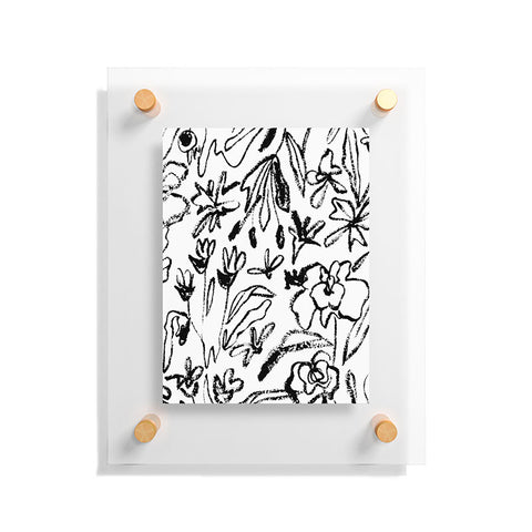 CayenaBlanca Botanical Strokes Floating Acrylic Print