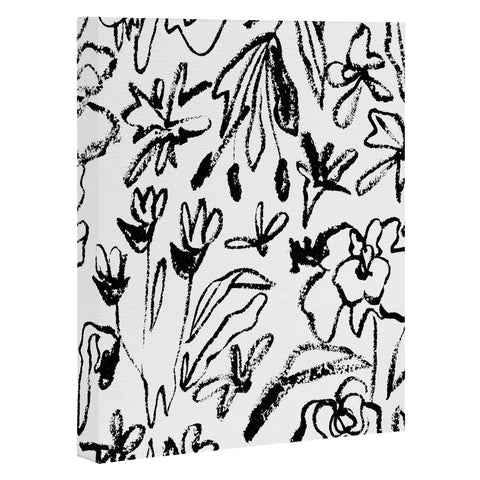 CayenaBlanca Botanical Strokes Art Canvas