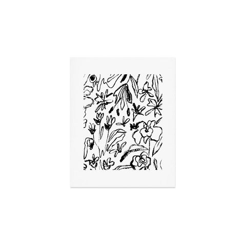 CayenaBlanca Botanical Strokes Art Print