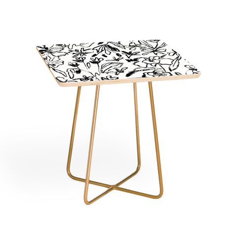 CayenaBlanca Botanical Strokes Side Table