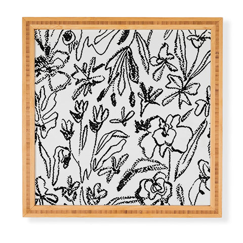 CayenaBlanca Botanical Strokes Framed Wall Art