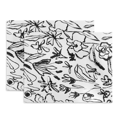 CayenaBlanca Botanical Strokes Placemat