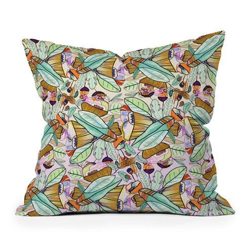 CayenaBlanca Caribe Outdoor Throw Pillow