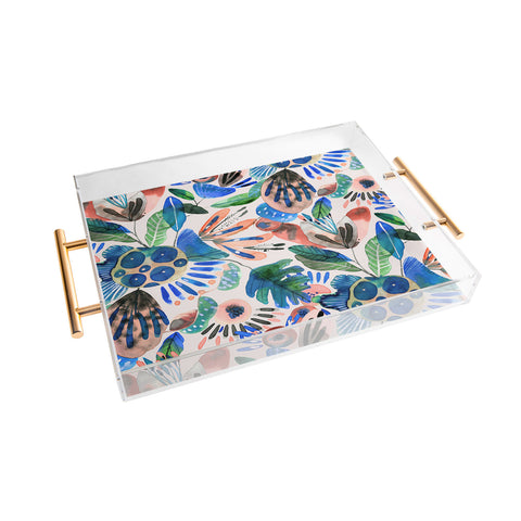 CayenaBlanca Cocoa Fields Acrylic Tray