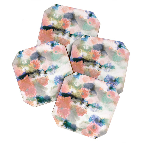 CayenaBlanca Corals Coaster Set