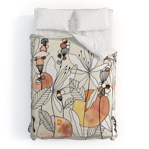CayenaBlanca Desert Butterfly Duvet Cover