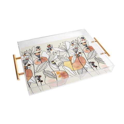 CayenaBlanca Desert Butterfly Acrylic Tray