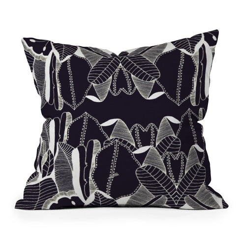 CayenaBlanca Duo Tone Outdoor Throw Pillow