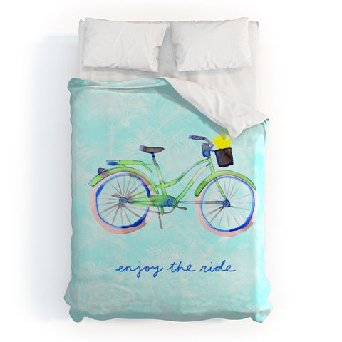 CayenaBlanca Enjoy Your Ride Duvet Cover
