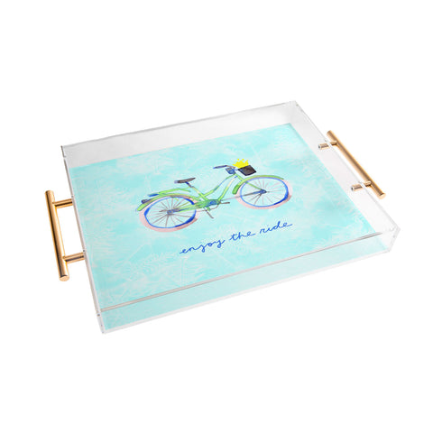 CayenaBlanca Enjoy Your Ride Acrylic Tray