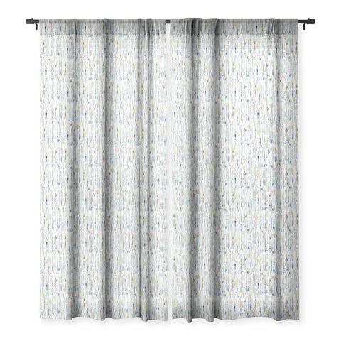 CayenaBlanca Gentle Currents Sheer Window Curtain