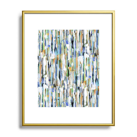 CayenaBlanca Gentle Currents Metal Framed Art Print