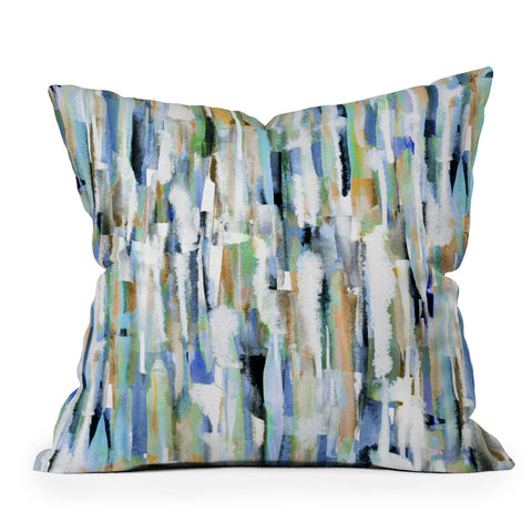 CayenaBlanca Gentle Currents Outdoor Throw Pillow