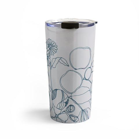 CayenaBlanca Imaginary Flowers Travel Mug