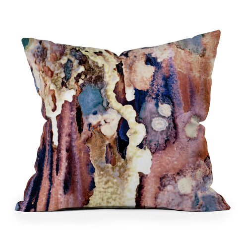 CayenaBlanca Lazulite Outdoor Throw Pillow