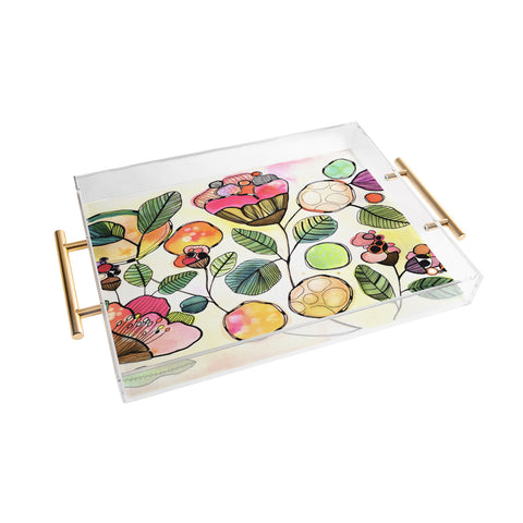 CayenaBlanca Magic Bubbles Acrylic Tray