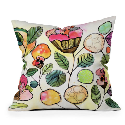 CayenaBlanca Magic Bubbles Outdoor Throw Pillow