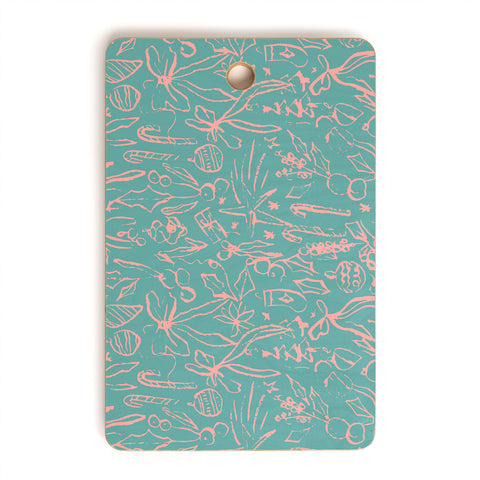 CayenaBlanca Minimalist Merry Cutting Board Rectangle