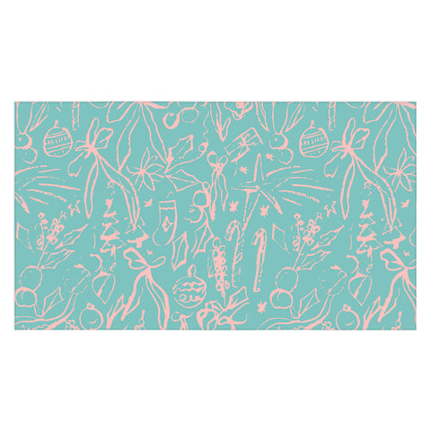 CayenaBlanca Minimalist Merry Tablecloth