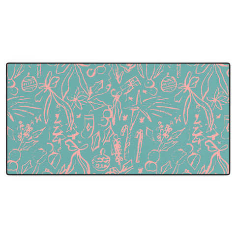 CayenaBlanca Minimalist Merry Desk Mat