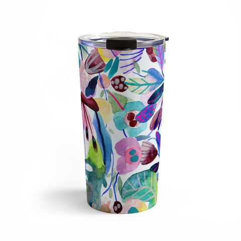 CayenaBlanca Morning Glory texture Travel Mug