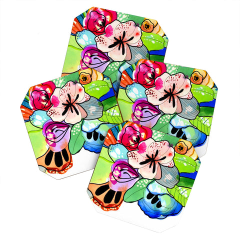 CayenaBlanca Organic Poetry Vol I Coaster Set