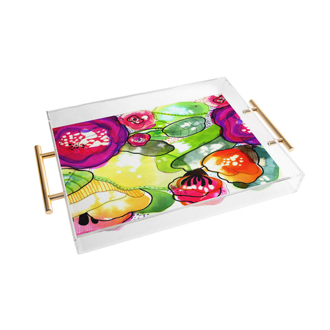 CayenaBlanca Organic Poetry Vol II Acrylic Tray
