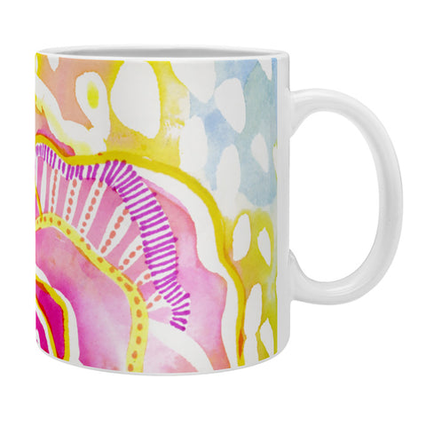 CayenaBlanca Pink Sunflower Coffee Mug