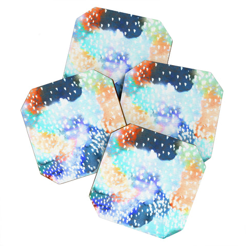 CayenaBlanca Rainy Sky Coaster Set