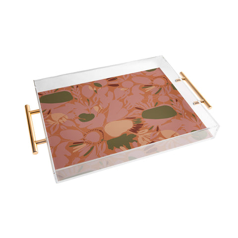 CayenaBlanca Sunrise shapes Acrylic Tray