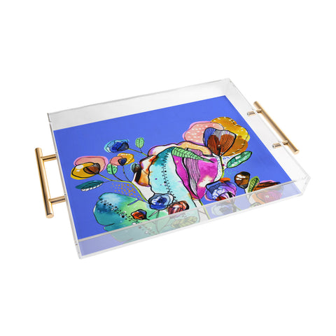 CayenaBlanca Surreal Garden Acrylic Tray
