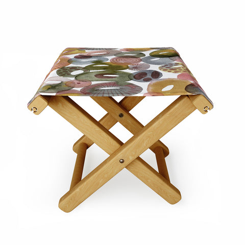 CayenaBlanca Tides and Stones Folding Stool