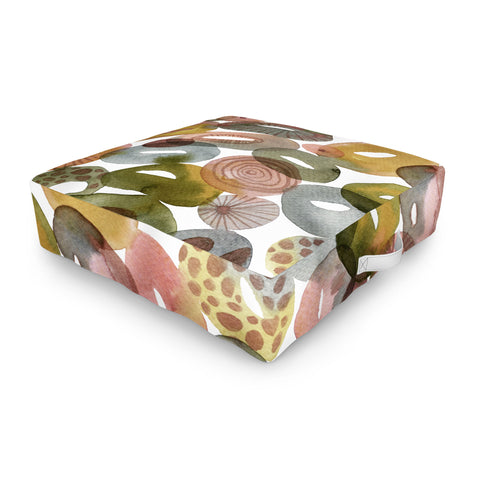 CayenaBlanca Tides and Stones Outdoor Floor Cushion