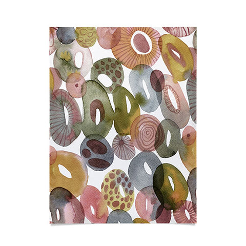 CayenaBlanca Tides and Stones Poster