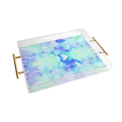 CayenaBlanca Water Clouds Acrylic Tray