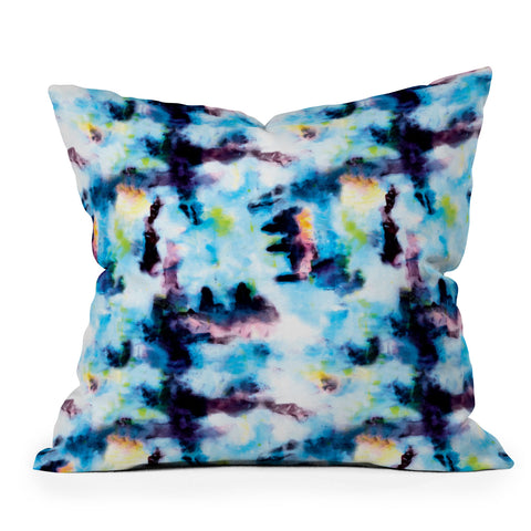 CayenaBlanca Watercolour Dreams Outdoor Throw Pillow
