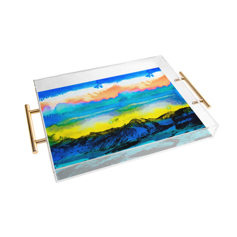 CayenaBlanca Wild West Sunrise Acrylic Tray