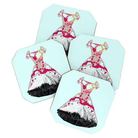 Ceren Kilic Blossom I Coaster Set
