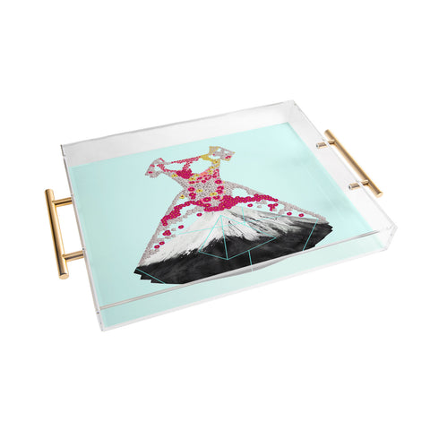 Ceren Kilic Blossom I Acrylic Tray