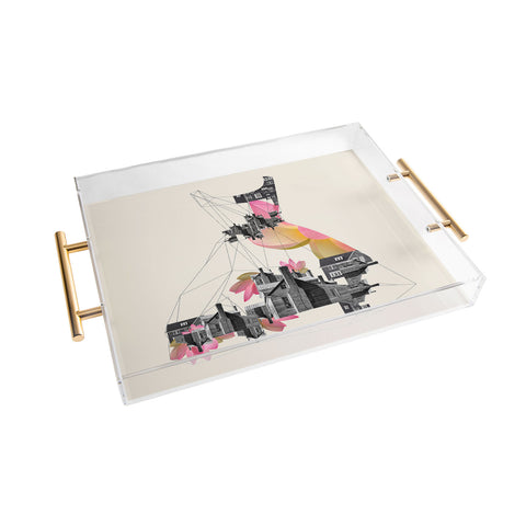 Ceren Kilic Filled With City Acrylic Tray