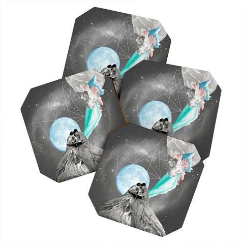 Ceren Kilic Future Is Blue Coaster Set