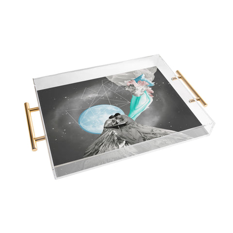 Ceren Kilic Future Is Blue Acrylic Tray